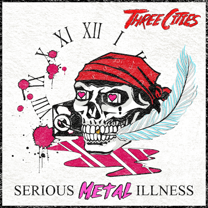 Three Cities - Serious MEtAL Illness Album Cover